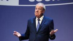 It's been a terrible year for farming, Jeremy Clarkson tells Tory conference