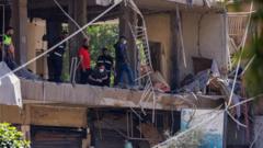 Israeli military says Hezbollah targets struck in Beirut