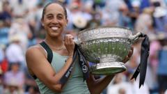 Keys wins Eastbourne title again, Osaka injured in Germany