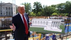 Senate Republicans axe $1bn for Trump's new White House ballroom