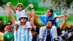 In pictures: Joyous fans gather across the US and Canada to watch World Cup final