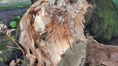 Can a heatwave cause trees to fall?