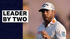 Burns birdies both par fives to take two-shot lead at The Open