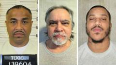 Three men will be executed on the same day as death penalties rise in US