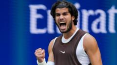 Improving Alcaraz underlines title credentials in wide-open draw