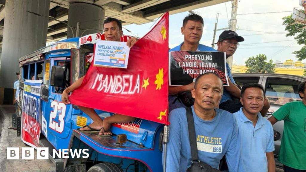 'We are being choked': Philippines transport workers strike over fuel costs