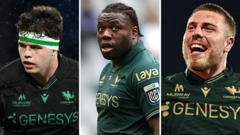 Who are the three uncapped players in Ireland squad?