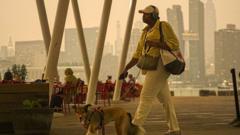 More than 800 Canadian wildfires burning as air quality alerts extend to US