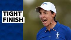 Europe rescue half as US falter in final hole drama