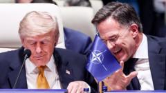 Nato chief tells BBC that Trump comments are like 'family argument'