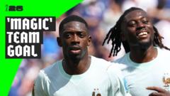 17 passes, all 11 players - Dembele scores 'magic' goal for France