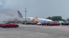 Watch: Cargo plane overshoots runway at Miami airport