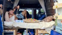 Destination unknown - A goalkeeper's 2000-mile van trip to find a new club