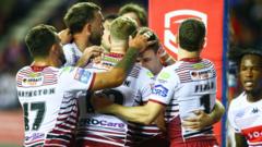 Wigan beat Catalans to lift sixth League Leaders' Shield
