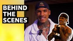 A car in the gym? At home with Conor Benn