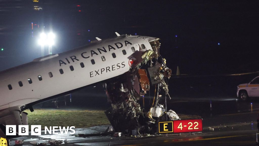 Two dead after plane and ground vehicle collide at New York's LaGuardia Airport