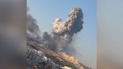 Watch: Explosion at fireworks factory in Malta