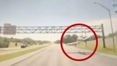 Watch: Small plane makes emergency landing on Florida highway