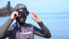 Free diver, 21, wants to 'give back' to the ocean that has helped him