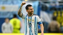 Murals, flags and beef dishes - Messi mania takes hold in Miami