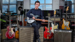 Johnny Marr guitars sell for almost £4m at auction