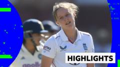Gaud and Mandhana star as India take control against struggling England
