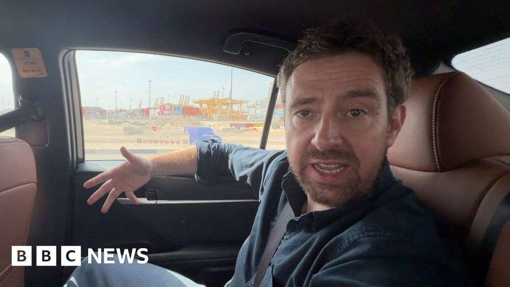 BBC visits key Dubai port in Iran's firing line