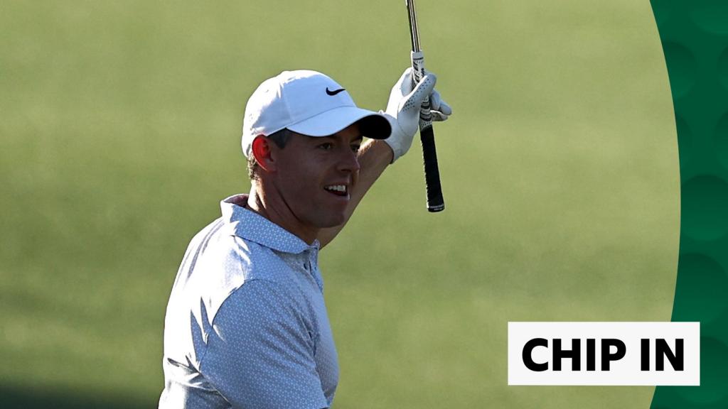 McIlroy chips in on 17 to extend Masters lead