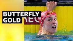 'Outstanding!' GB's Macinnes wins 200m butterfly gold with 'gutsy' swim